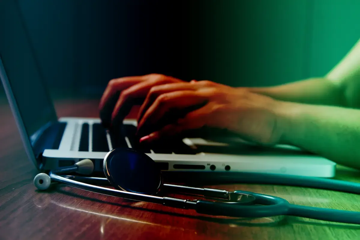 An abstract illustration of AI analyzing data pathways to create value.